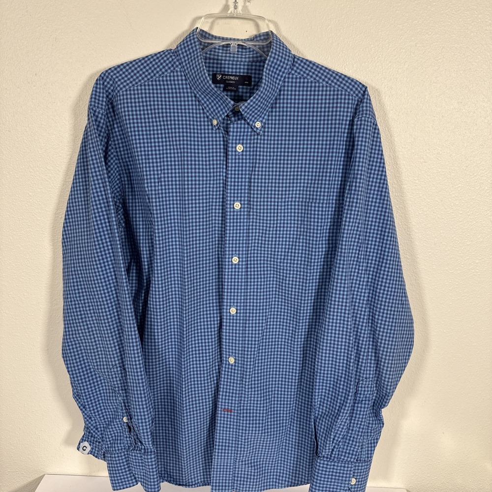 Daniel Cremieux L/S  shirt Classic XL Blue Check‎ D2